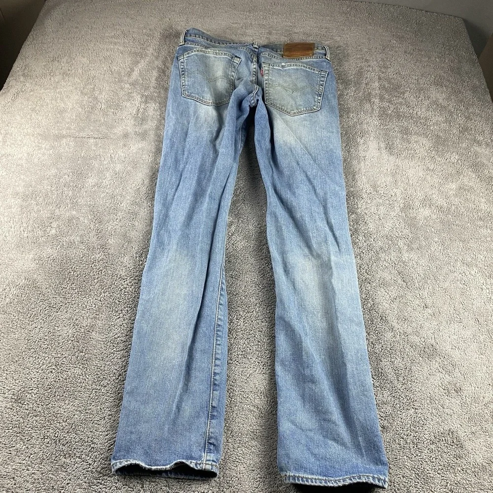 Levis 511 Slim Fit‎ Jeans Mens 31x32 Blue Light Wash Low Rise